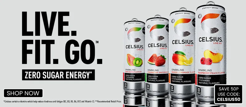 50p off Celsius Energy