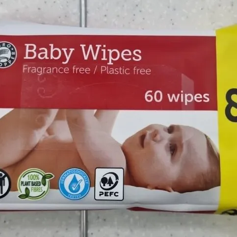 Euro Shopper Baby Wipes 60 Wipes
