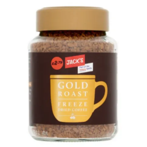 Jack's Gold Roast Freeze Dried Coffee 90g