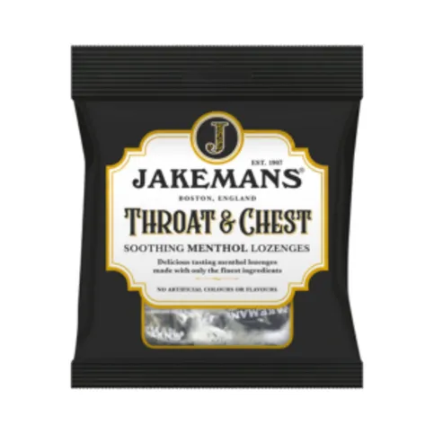 Jakemans Throat & Chest Soothing Menthol Lozenges 73g