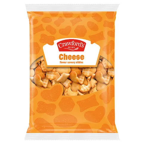 Crawford's Cheese Flavour Savoury Nibbles 250g