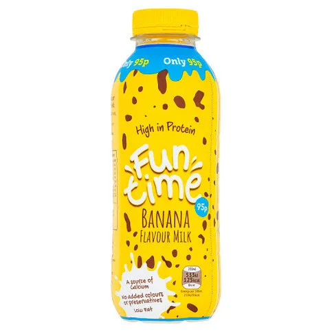 Funtime Banana Flavour Milk 500ml