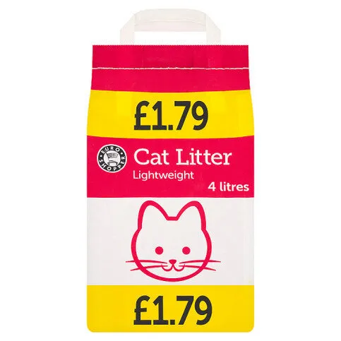 Euro Shopper Cat Litter Lightweight 4L