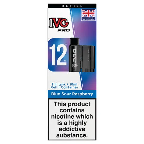 IVG Pro 12 Prefilled Pod Refill Blue Sour Raspberry 12ml