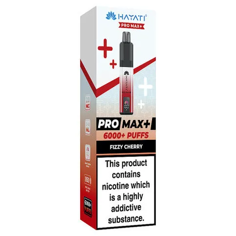 Hayati Pro Max 6k Puffs Fizzy Cherry
