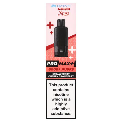 Hayati Pro Max+ Strawberry Cherry Cranberry Pods 20mg