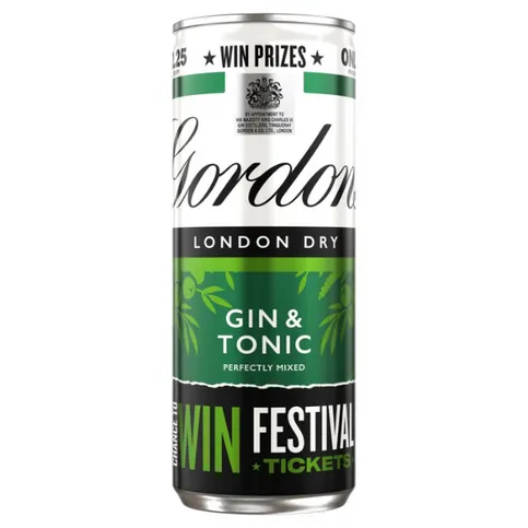 Gordon's Gin & Tonic 5% vol 250ml