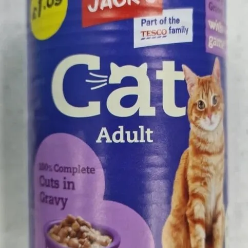 Jacks Cat Tin Cuts With Game 415G