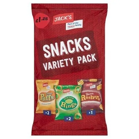Jack's Variety Snack 5-Pack