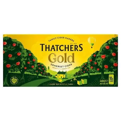 Thatchers Gold 10 x 440ml