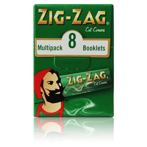 Zig-Zag Papers Green 8 Pack