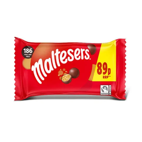 Maltesers Milk Chocolate Bag 37g PMP £0.89