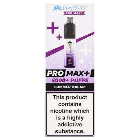 Hayati Pro Max 6k Puffs Summer Dream 20mg