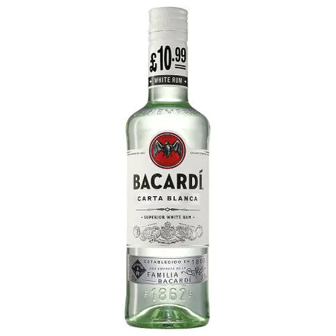 Bacardi Carta Blanca Superior White Rum 35cl