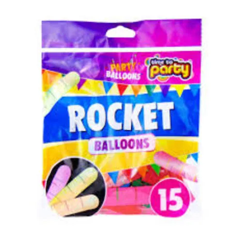 Balloon Rocket 15 Pk